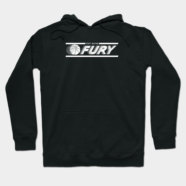 Defunct Fort Wayne Fury CBA Basketball Hoodie by LocalZonly